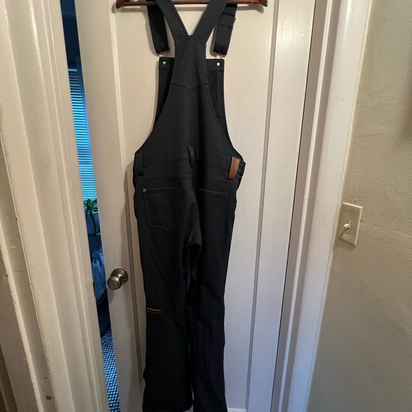 L1 Loretta Overall Bib 20K Shell Snowboard Pants, Women's XS Slim, Ink Blue - Picture 5 of 12